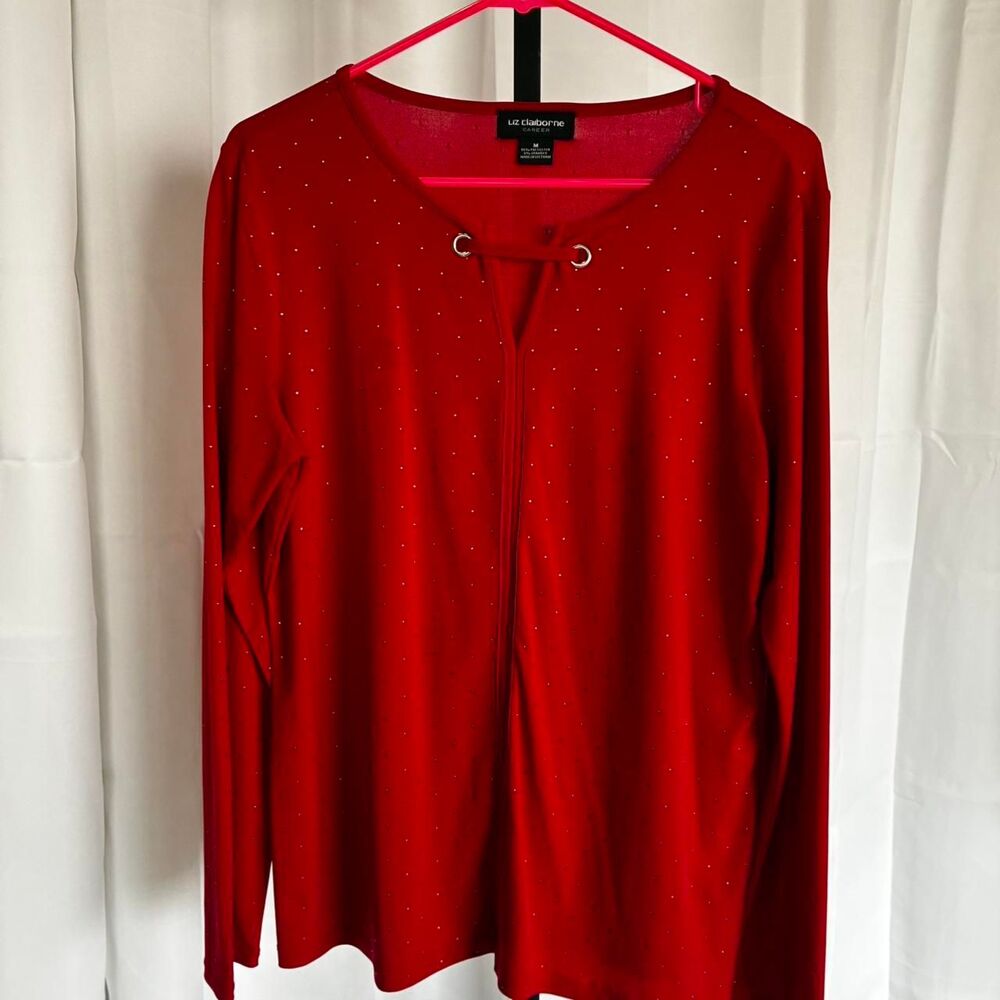 Liz-claiborne Women's Red Blouse